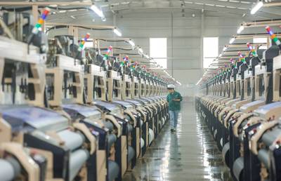 百川彩紡科技 節(jié)后全力抓生產(chǎn)趕訂單，奮力沖刺紡織業(yè)“開門紅”